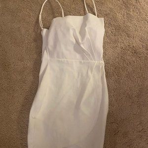 White Lulus XXS Graduation Dress